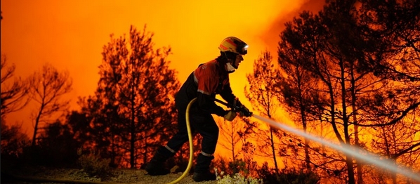 Bravo em combate a incêndio floerestal (Portugal)